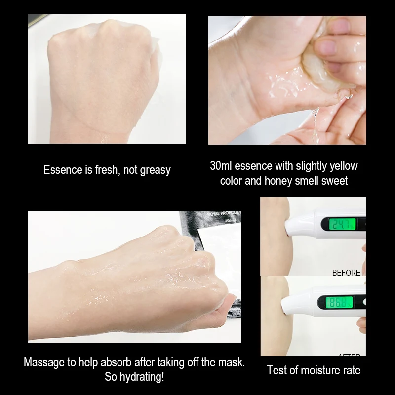 10 шт. Корейская обернутая маска для лица JM раствор мед пептид Королевский