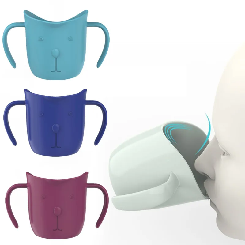 Детская кружка с косой горловиной герметичные Детские Обучающие чашки для питья