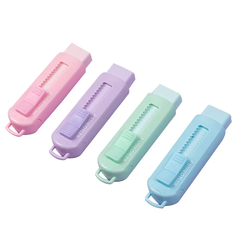 

German STAEDTLER Eraser 525 Pushable Color Painting Eraser Retractable PVC Art Eraser
