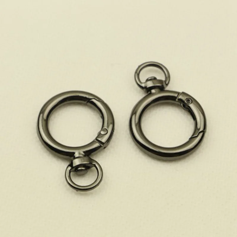 Inner Diameter 19 mm 10pcs/lot Open coil spring Buckle bag hardware accessories ring hook buckles for Bag Chain | Багаж и сумки