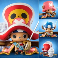 bandai one piece action figure genuine anime ornaments pop theater version film z red chopper rare out of print model