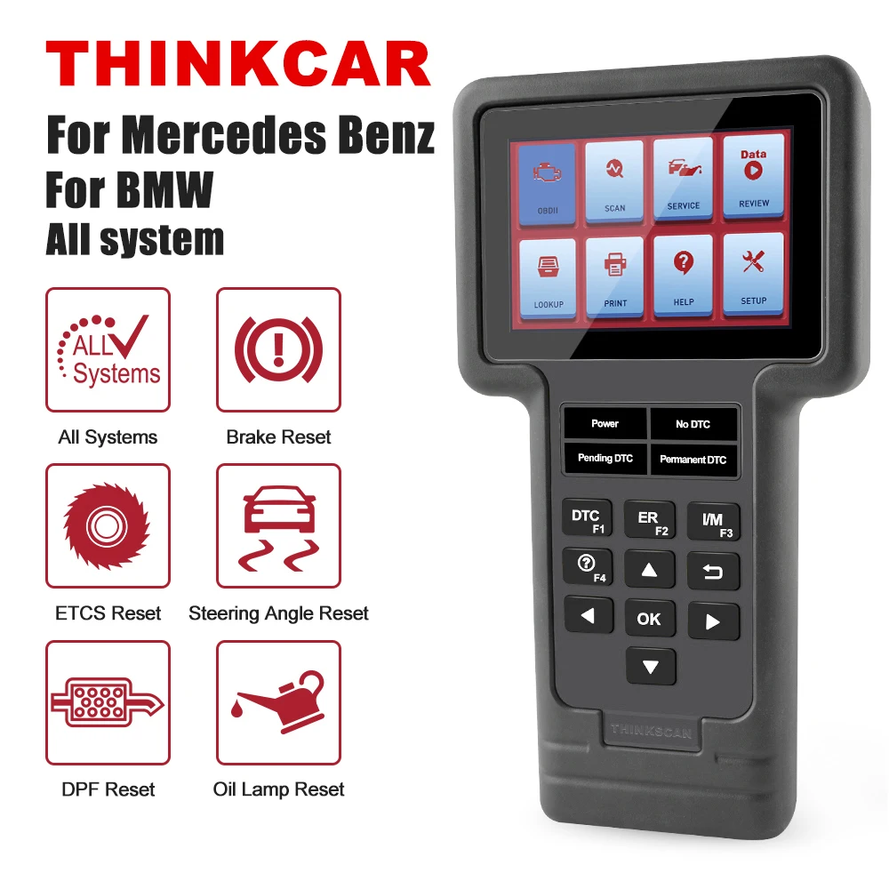 Автомобильный сканер THINKC AR ThinkScan OBD2 профессиональный считыватель кодов система