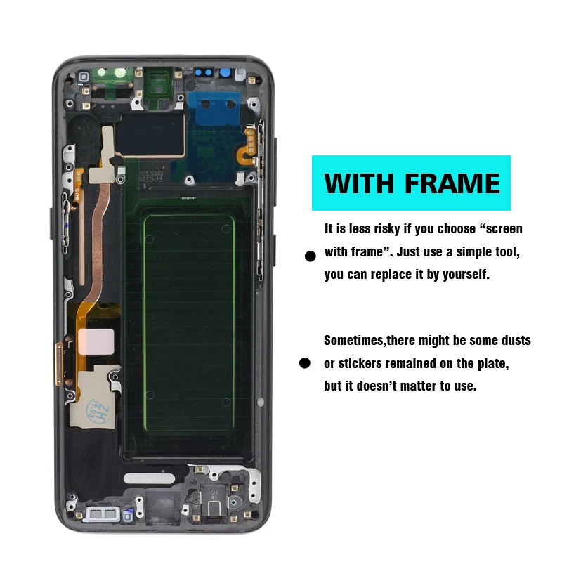 Оригинальный экран 5 8 дюйма для SAMSUNG Galaxy S8 сменный сенсорный ЖК с дигитайзером в