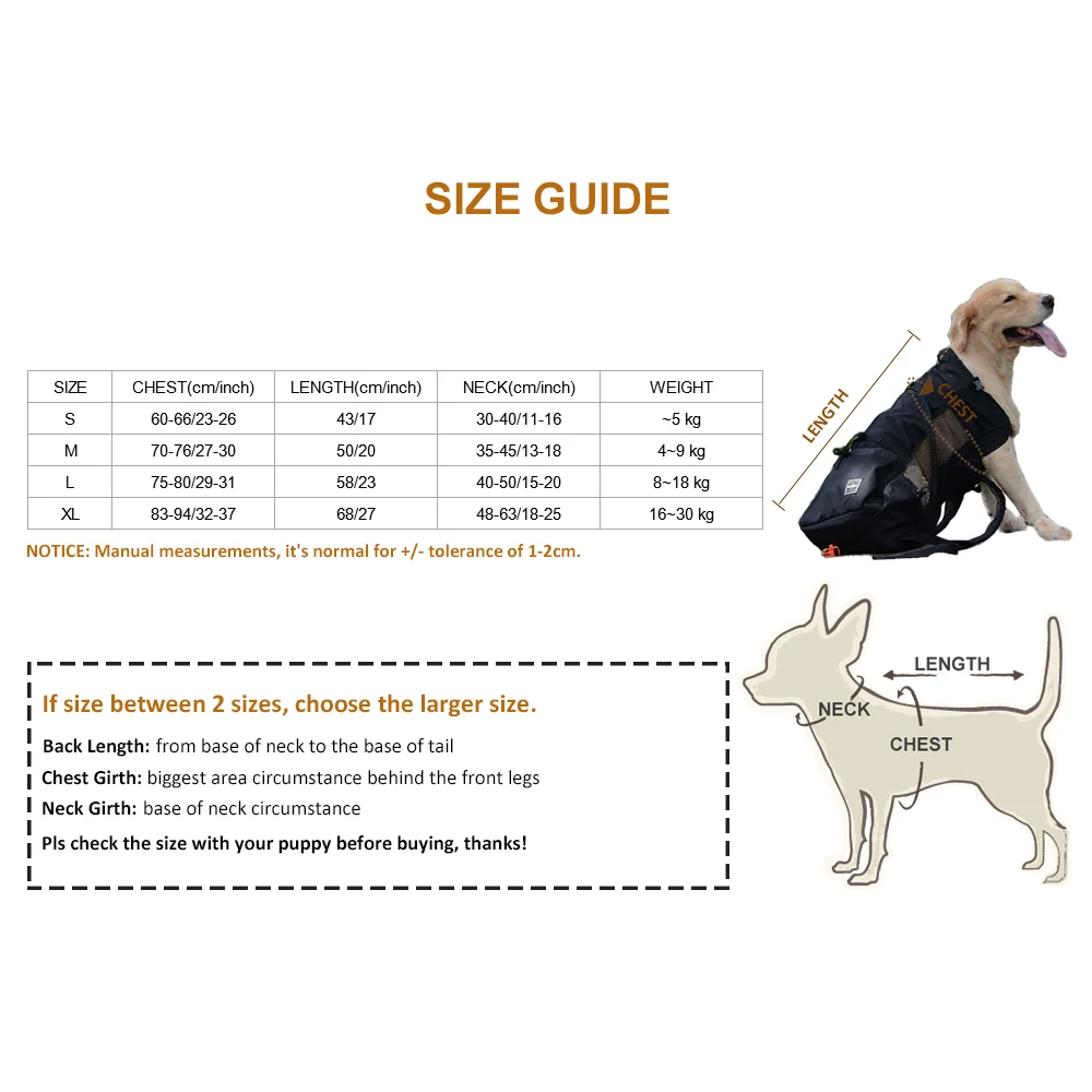 

Pet Dog Carrier Backpack Head Out Design Bag for Large Dogs Retriever French Bulldog Outdoor Bicycle Hiking Travel Bags S-XL