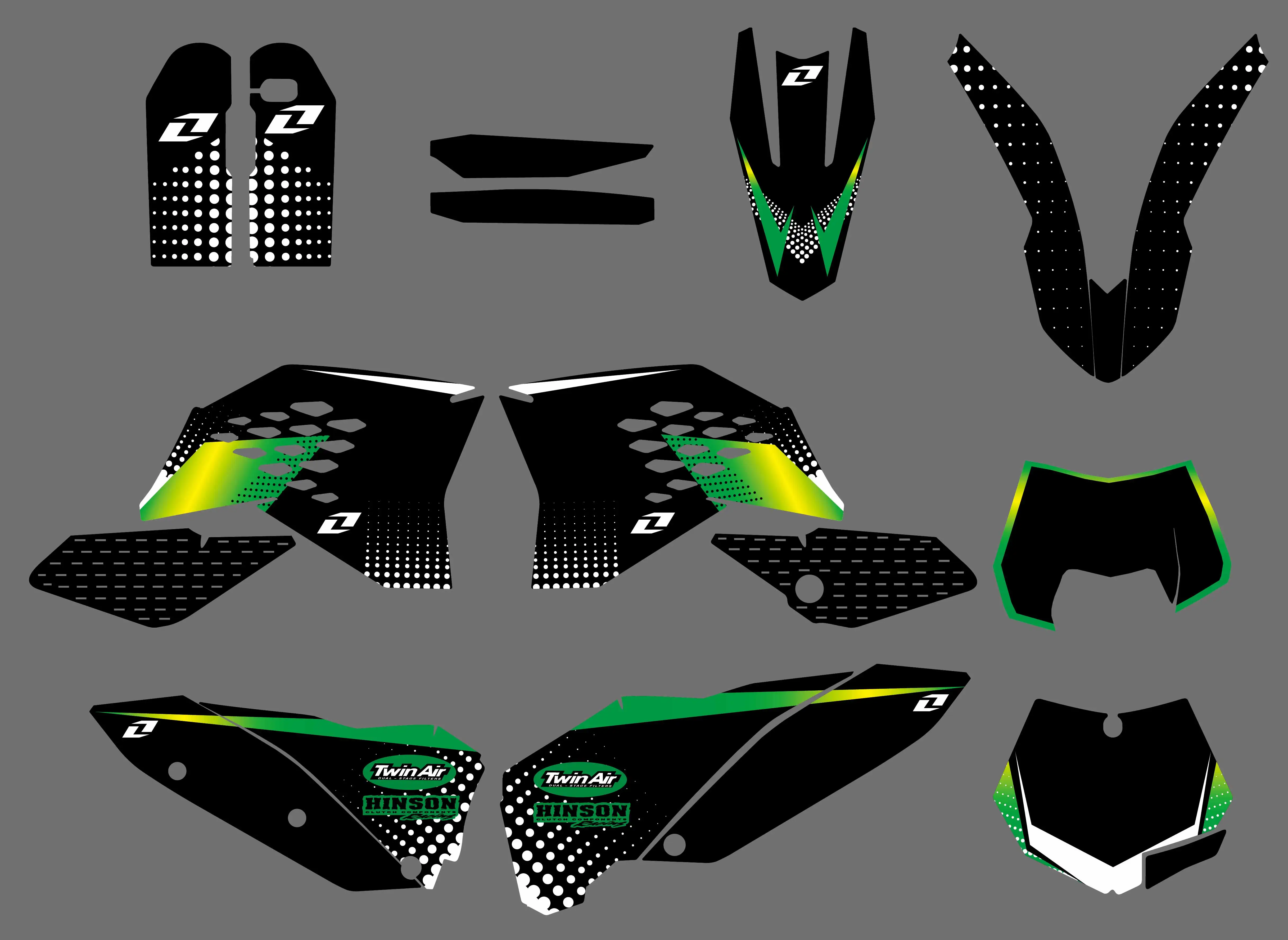 Графический с соответствующими наклейки фон наклейка для KTM SXF XC 125 524 150 200 250 300 350 400