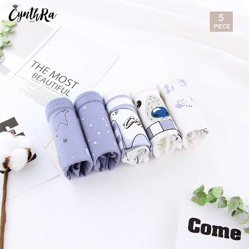 CYNTHRнижнее белье женское трусики из хлопка со средней талией Женские хлопковые