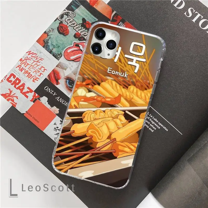

Korean food Phone Case For iphone 12 5 5s 5c se 6 6s 7 8 plus x xs xr 11 pro max mini