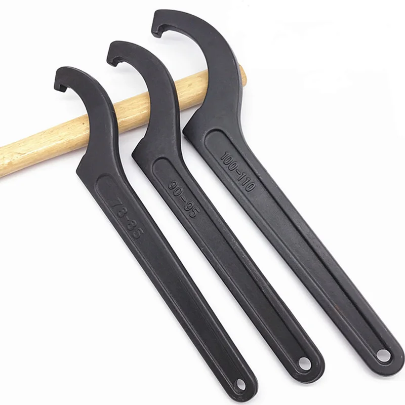 

Universal Crescent Open-end Wrench Adjuster Motorcycle Bike Absorber Shock C Spanner Pre Load Hook Hand Tool