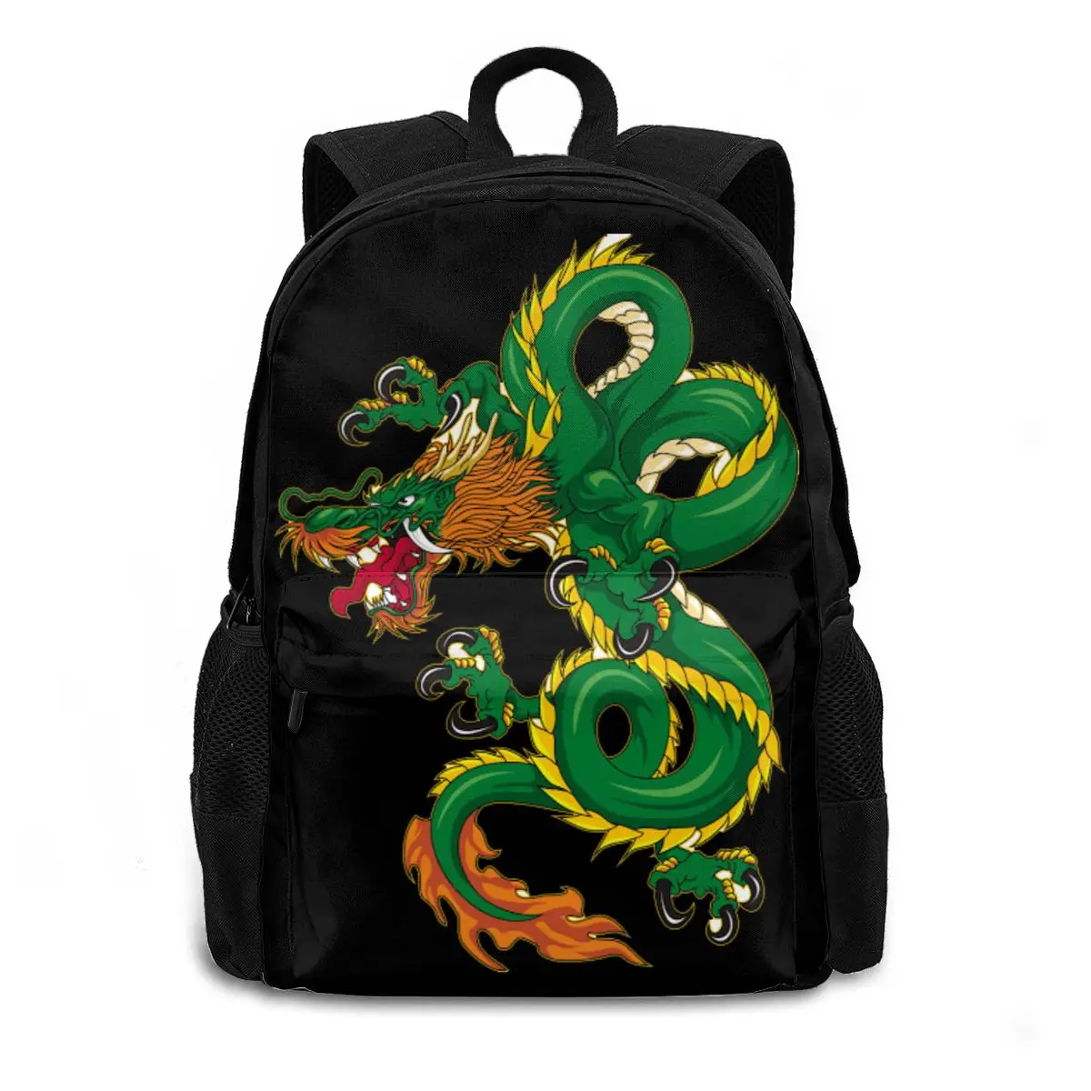 

Japanese art Backpacks Team Chinese Dragon Ed Hardies Backpacks Trending Bag Man Woman Student Bags