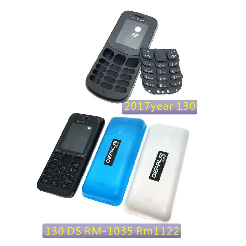 Новый высококачественный корпус для Nokia 2017 года 130 DS RM 1035 Rm1122 мобильный телефон