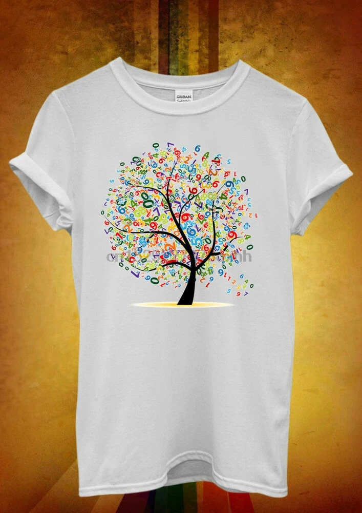 Прикольная футболка Lucky Number Tree в стиле лотереи забавная унисекс для мужчин и