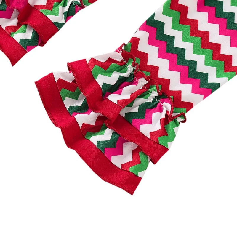 3 шт Рождественский комплект одежды! Милый хлопковый комбинезон с буквенным