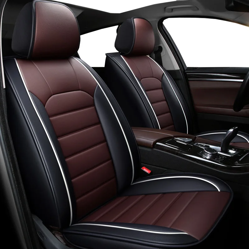

Leather Car Seat Cover For fiat 500 punto tipo freemont bravo panda accessories