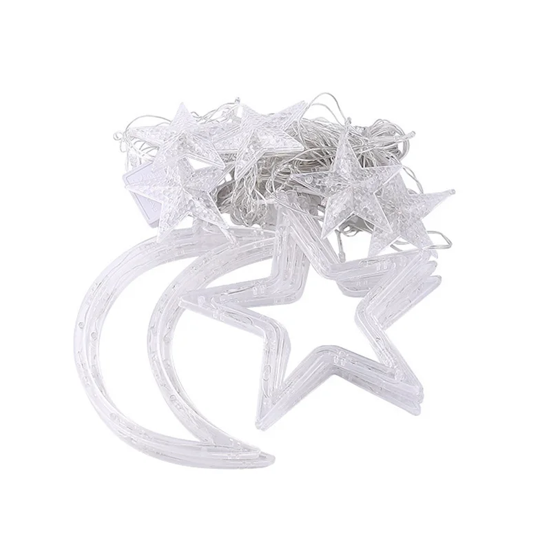 3 5 м светодиодная гирлянда в виде звезды Луны праздников Рождества Нового года