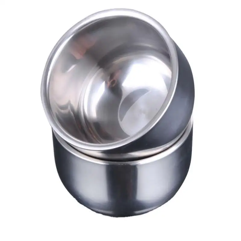 

2pcs Double Wall Stainless Steel Coffee Mug 80ml/160ml Portable Cup Travel Tumbler Coffee Jug Milk Tea Cups Office Water Mugs