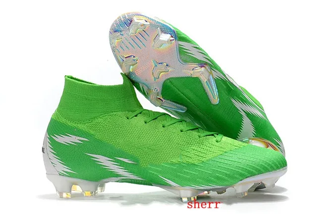 Супертонкие VI 360, элитные, FG KJ 6 XII 12 CR7, Ronaldo Neymar, мужские, женские, мальчики, высокие футбольные бутсы, бутсы, американские размеры 4-11