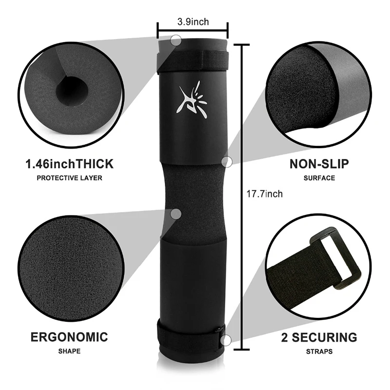 45*10 см пенопластовая Накладка для штанги приседания тренажер фитнеса