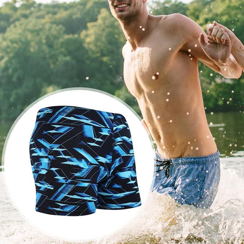 Профессиональный мужской Пляжный купальный принт светильник на шнурке дышащие