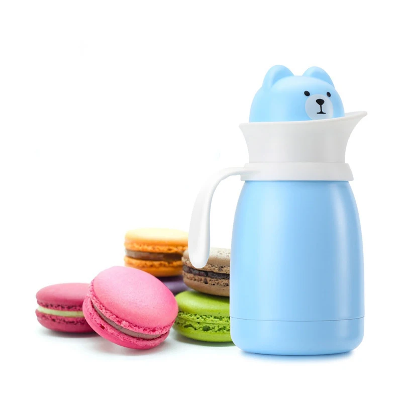 300 мл Термос с двойными стенками из нержавеющей стали милый кот панда Медведь