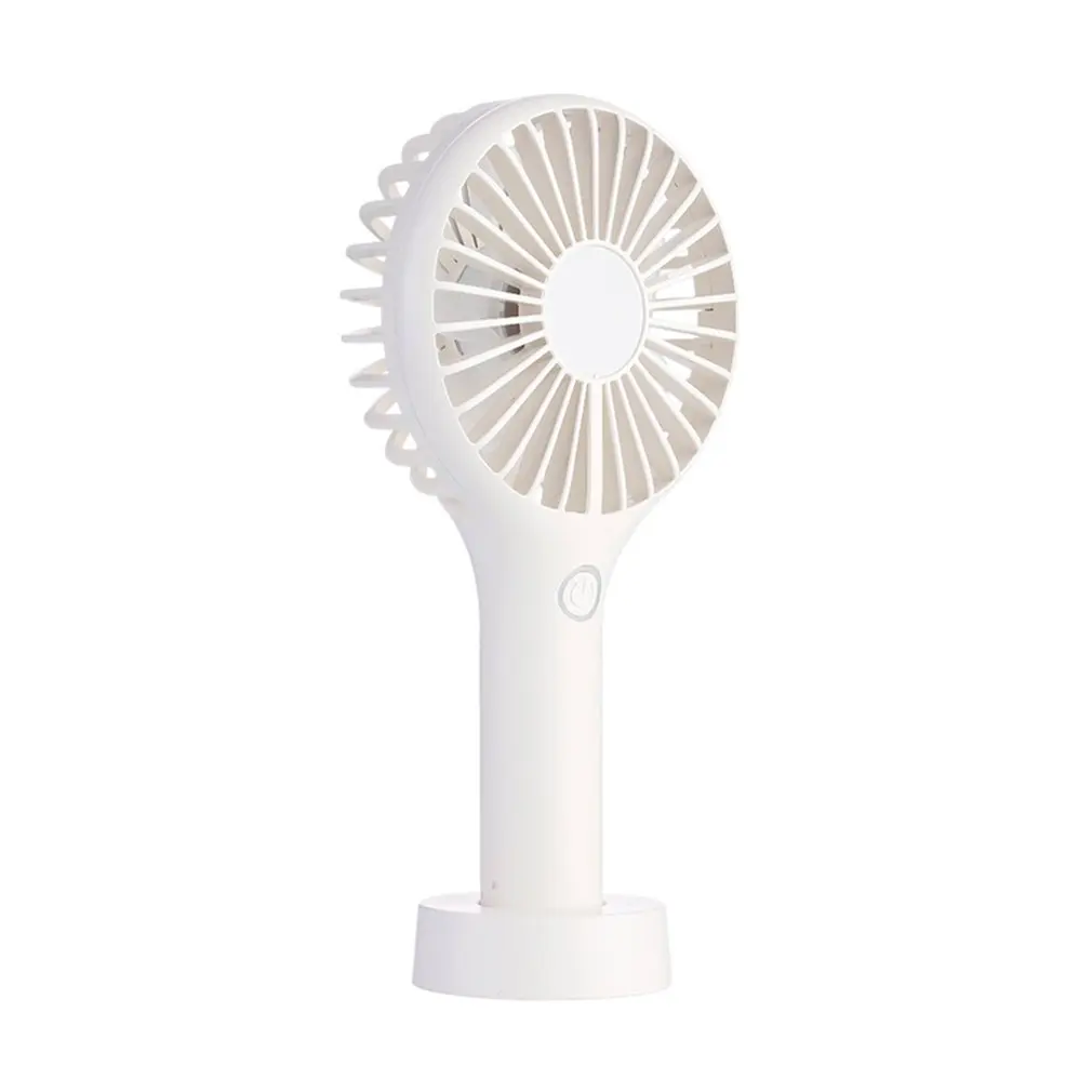 

USB Rechargeable Cooling Fan Hand-held Portable Mini Fan 1200mAh Battery Adjustable Wind Speed Air Cooler For Home Office Summer