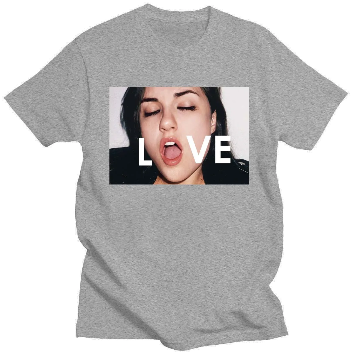 

Summer Unisex Short Sleeve 14 Color Letter Love T-Shirt Hot Hot Sale New Fashion High Quality Round Neck Large Size Cotton Top
