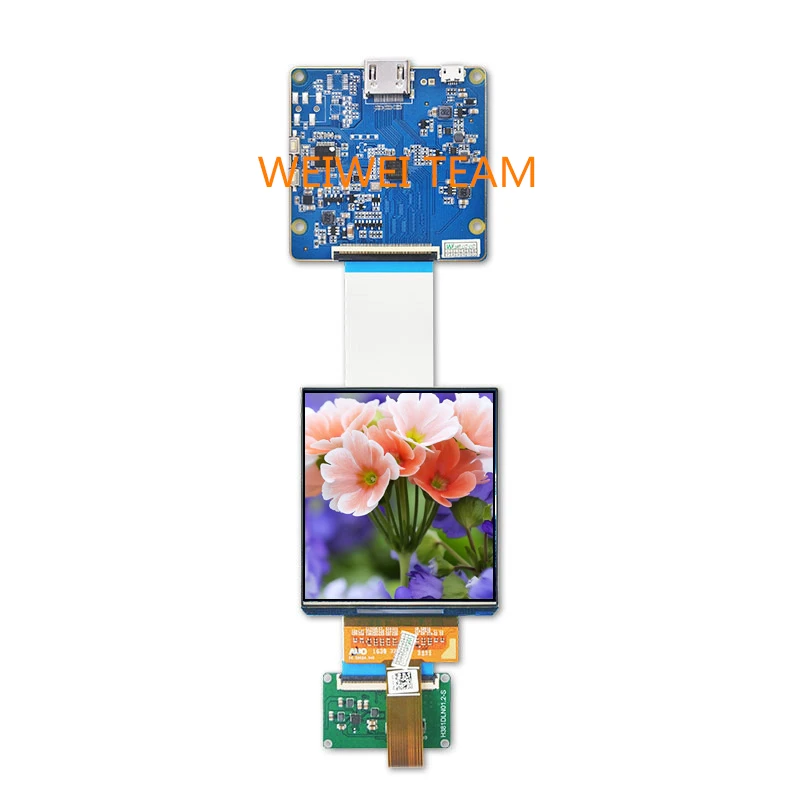 

Wisecoco 3.81 inch OLED Screen 1080*1200 AMOLED MIPI Control Board for Virtual Reality VR Headset Hight Brightness DIY Project