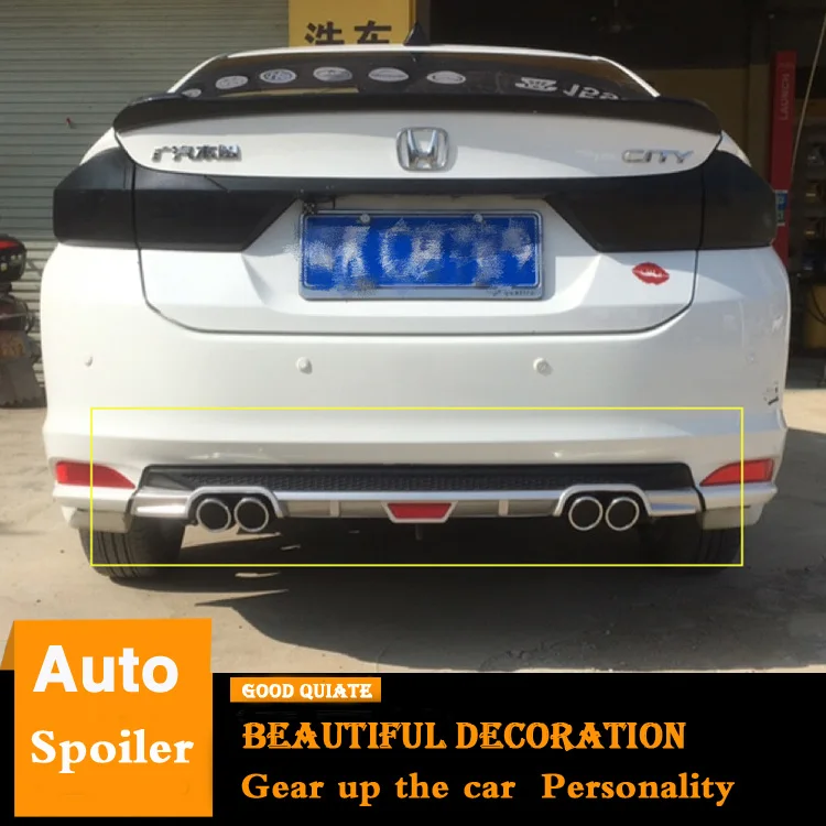 Задний спойлер для Honda City бампер высокого качества из АБС пластика задний