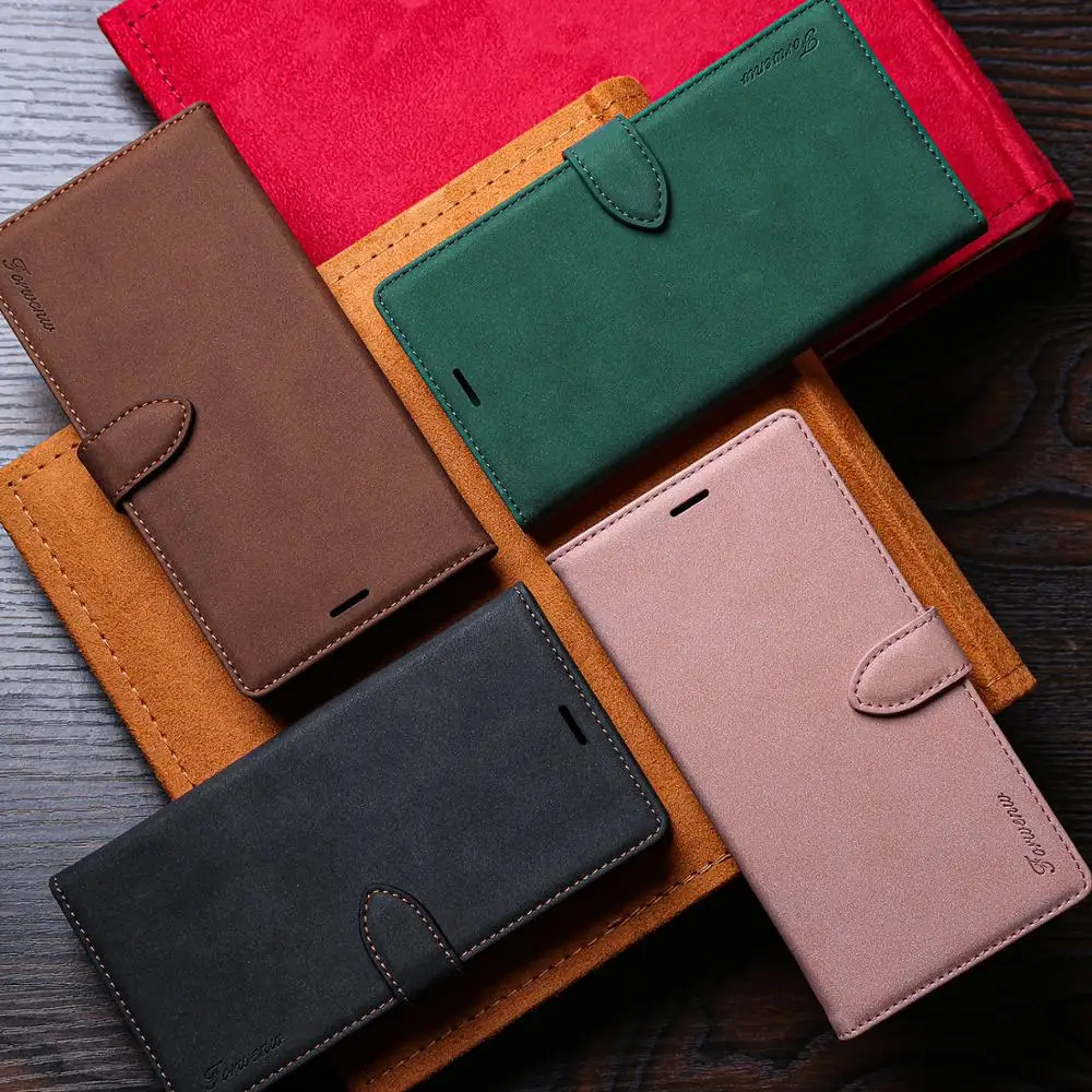 Чехол-книжка для Xiaomi Mi Poco X3 NFC M3 Redmi 9 9A 9C 8A Note 10 10S 9S 8T 8 Pro Max кожаный с отделением карт