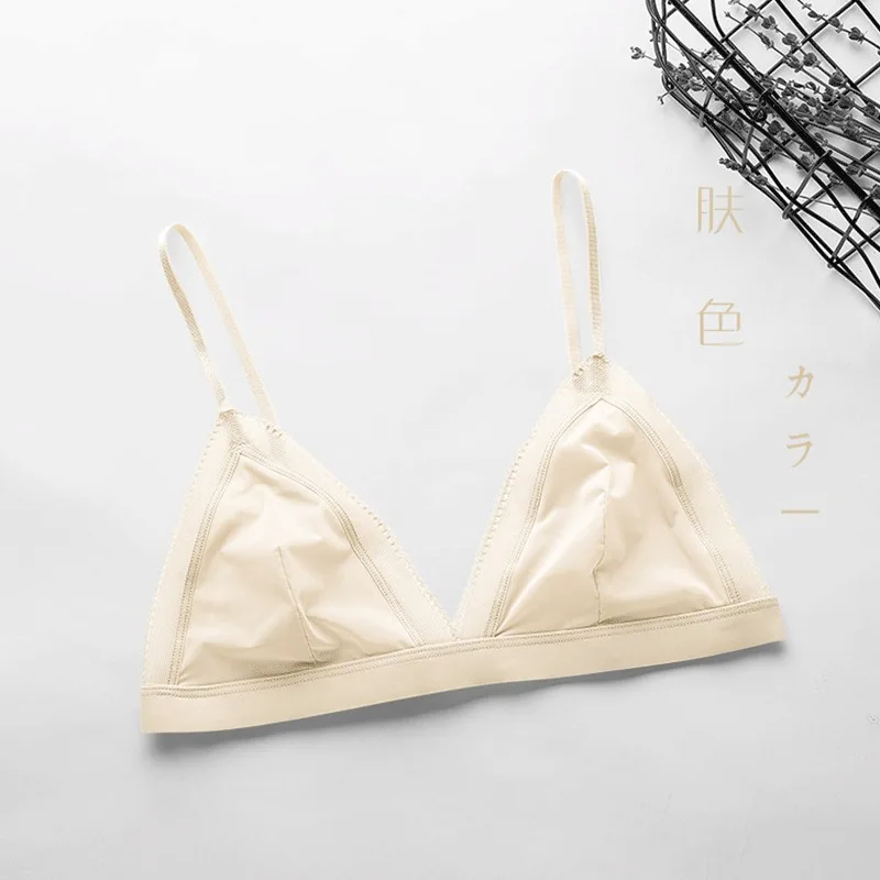 Бюстгальтер женский из натурального шелка тутового шелкопряда пикантное