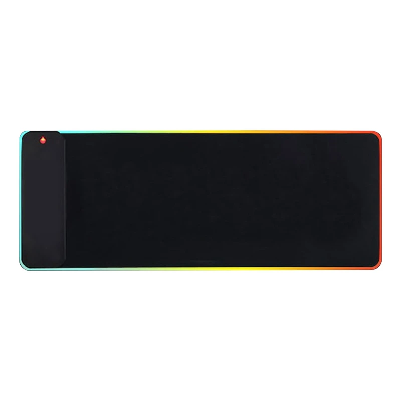 

Коврик для мыши с беспроводной зарядкой, 10 Вт, RGB-подсветка, для Samsung Galaxy S10/S9/S8 Plus, iPhone 8 /X/XR/XS/11 Pro1