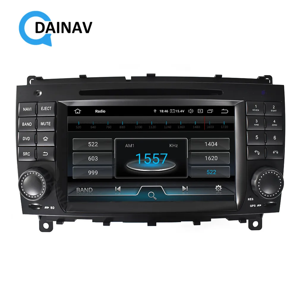 

2 Din Android Car Radio for Benz CLK W209 CLS W219 2004-2012 Car Stereo Autoradio Auto Audio GPS Navigation