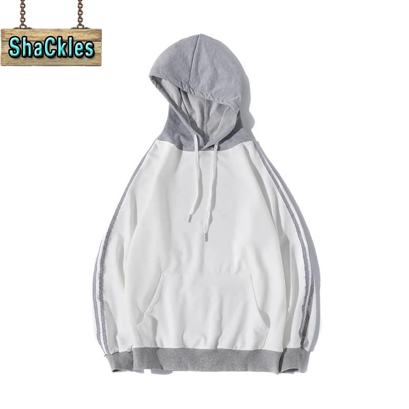 

Japanese trendy style color stitching hooded sweater brand men's hoodie spring and autumn men's casual hooded sweatshirt men's s