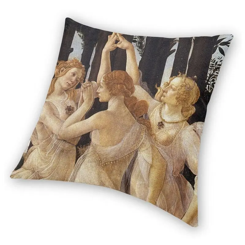 Sandro Botticelli The Three Graces диван вельветовый чехол для подушки итальянский художник