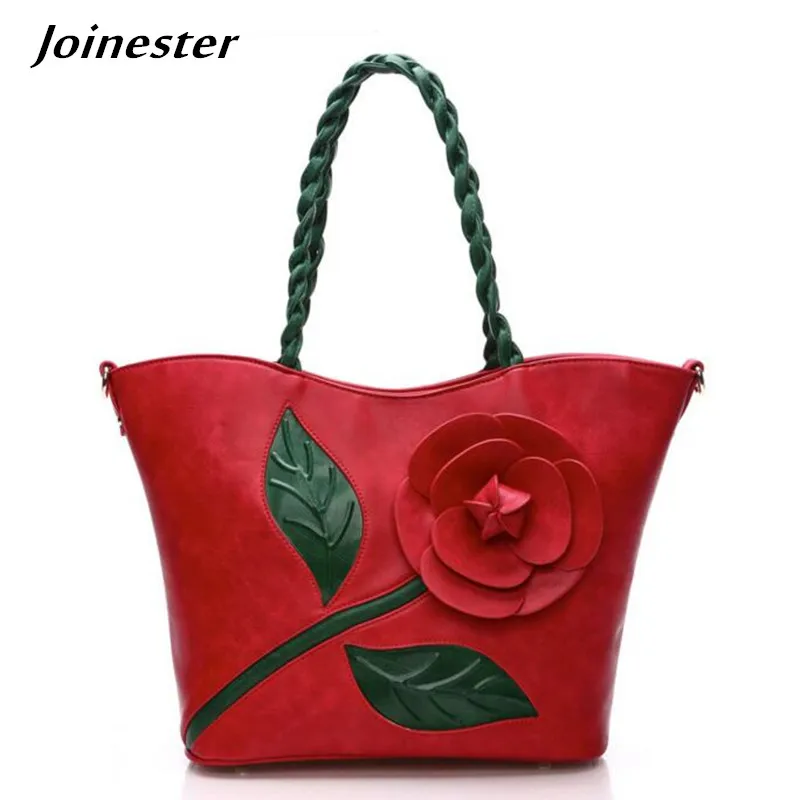 

PU Leather Handbag Women Flower Vintage Shoulder Bag Ladies Messenger Bags Retro Casual Hand Tote and Purses Satchel Tote Bags