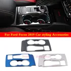 Нержавеющая сталь для Ford Focus MK4 2019 2020 коробка переключения передач Центральная панель управления наклейка отделка полоса Аксессуары для стайлинга автомобиля