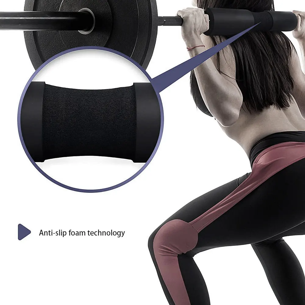 

Foam Barbell Pad Pull Up Squat Bar Shoulder Back Protect Pad Grip Support Weight Fitness Weightlifting Barbell Support Pad