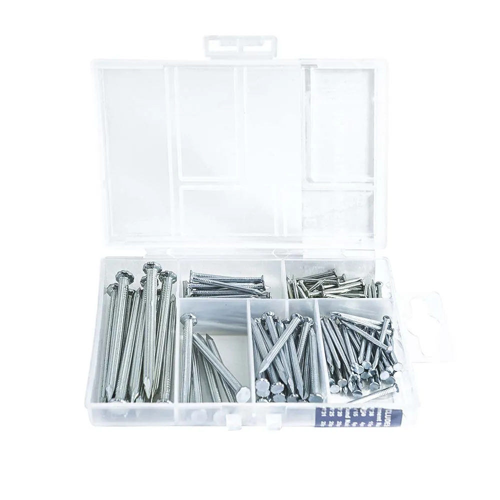 Закаленные ребристые Сталь гвозди для забивки в Каменную Кладку цинковое