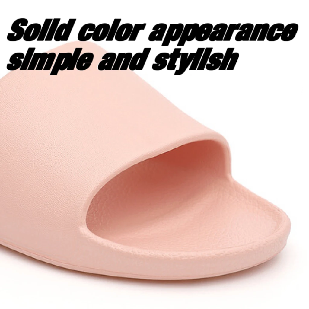 

Female Sandals Couple Bathroom Bathing Non-Slip Soft Bottom Indoor Slippers Men