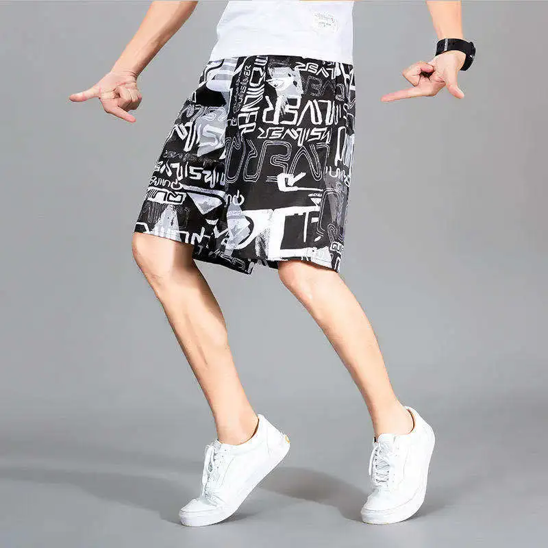 

Men's Summer Beach Pants Shorts Five-point Pants Plus Size Pants Casual