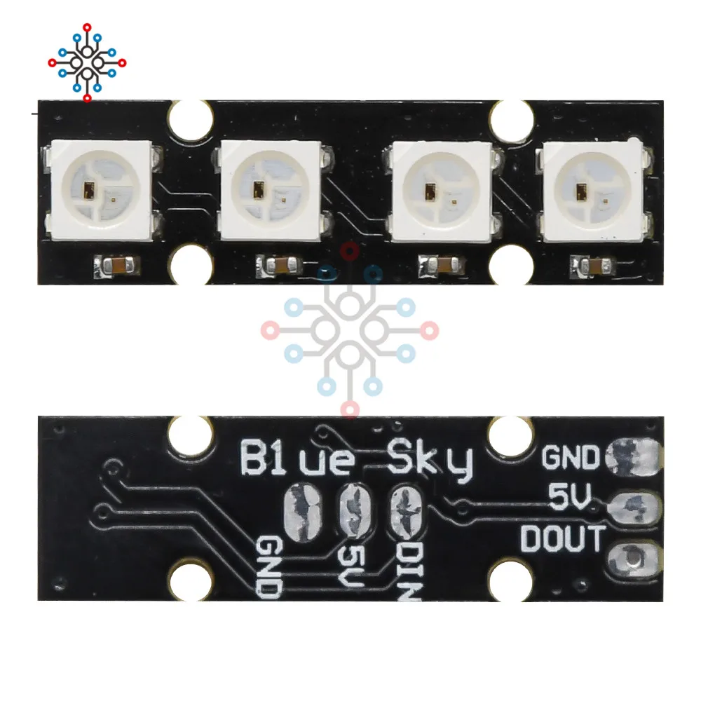 Программируемая Светодиодная лента WS2812B RGB5050 с F3 Naze32 CC3D для контроллера полета