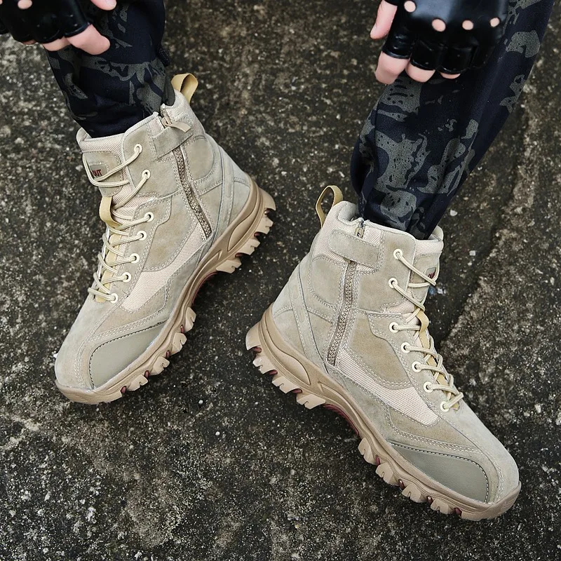 

Man Shoes Sport Men Mens Hightop Sneakers Safety Shoes Boots Brand Men's Leather Man Safety-shoes Streetwear Men High Top