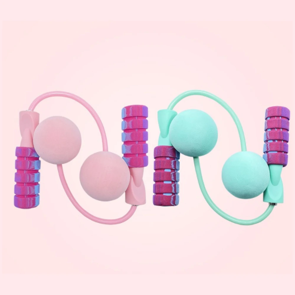 

Weighted Ropeless Jump Rope Cordless Jump Rope Foam Handle Graffiti Portable Outdoor Indoor Fitness Boxing Training Jump Rope
