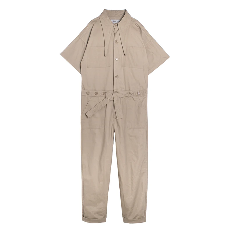 Мужской летний повседневный комбинезон в стиле хип хоп брюки карго с коротким