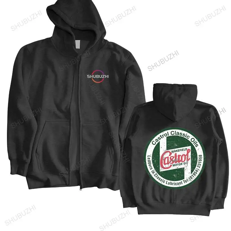 

EUR Size CASTROL Vintage Sign hoody Distressed Classic Retro Oil Racer Cool Casual Pride hoodie Men Unisex New Fashion pullover