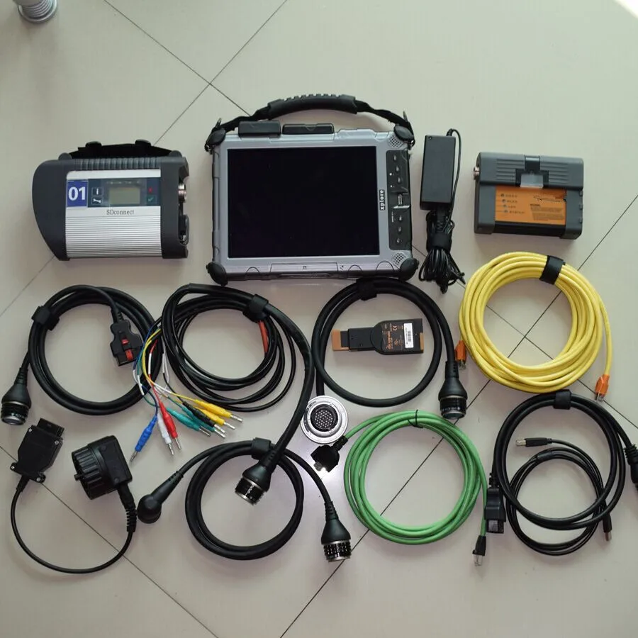 2 в 1 mb star c5 ssd для bmw icom a2 + 2020 09 новейшее программное обеспечение ноутбук xplore ix104