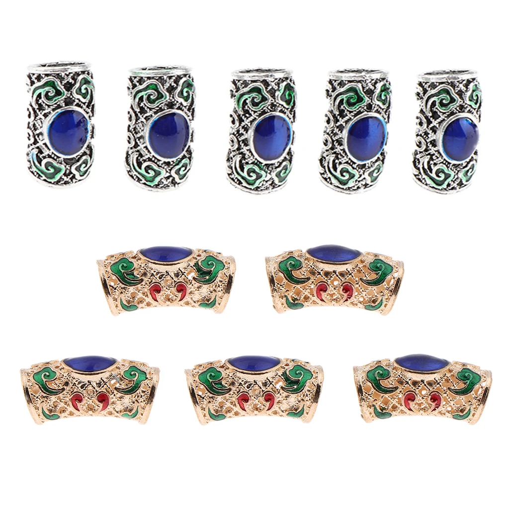 10 шт. антикварные зажимы для волос в оплетке | Шиньоны и парики