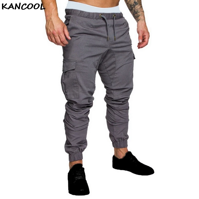 Adisputent 2020 мужские мешковатые брюки повседневные эластичные с завязками боковыми