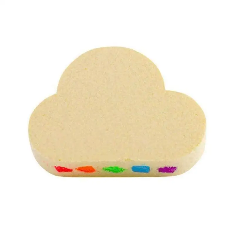

Rainbow Soap Cloud Salt Rainbow Clouds Moisturizing Exfoliating Cleaning Body Skin Bubble Bath Bombs