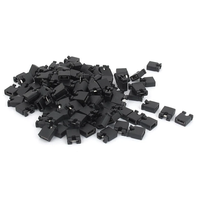 

120 Pcs 2.54mm Standard PCB Shunts Short Mini Jumper Cap Connector