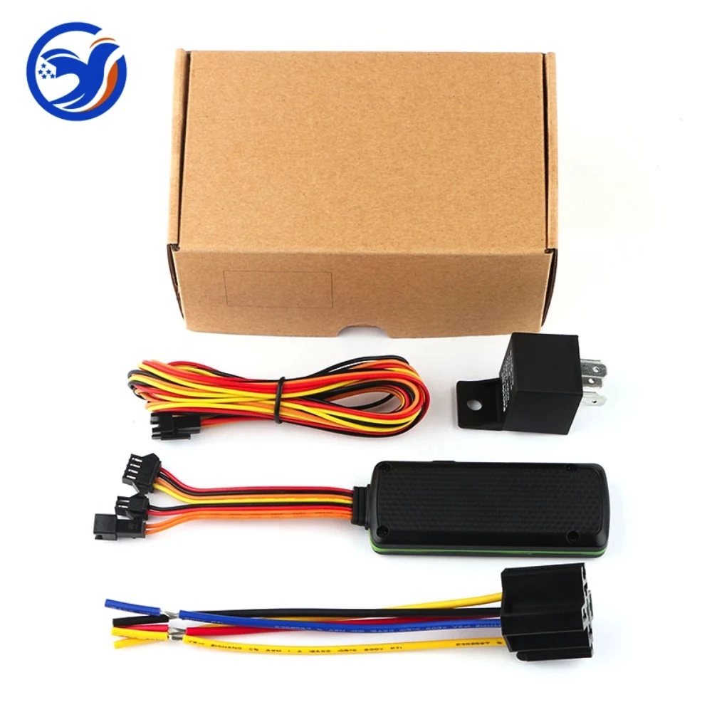 With Relay car GPS Tracker cut off engine 7-72V TK319-L Vehicle motorcycle tracking 4G Global use Free APP GPS Locator SOS Overspeed alarm - Цвет: With Relay